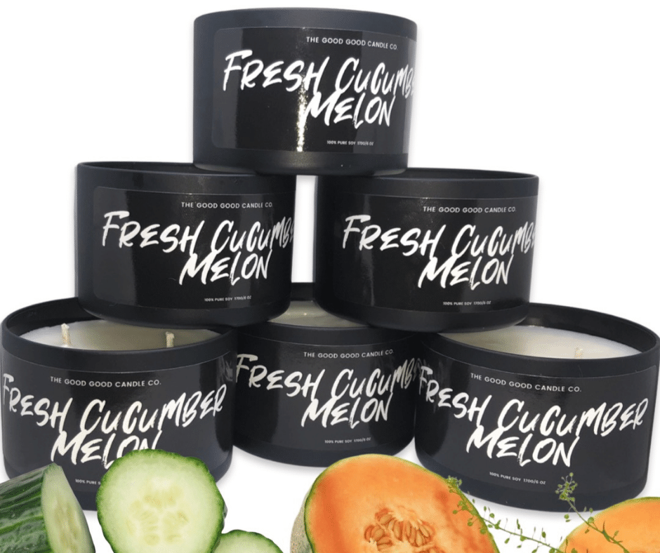 Fresh Cucumber Melon Premium Soy Candle