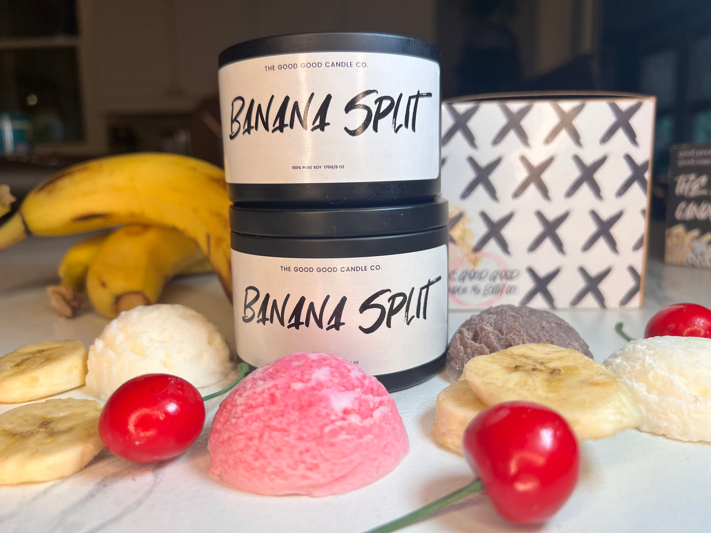 Banana Split Premium Soy Candle