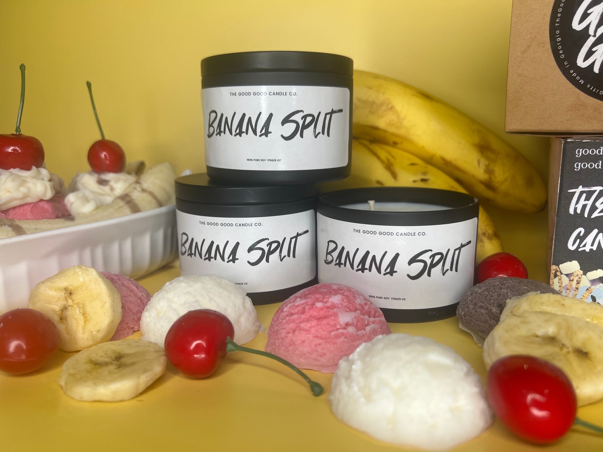 Banana Split Premium Soy Candle