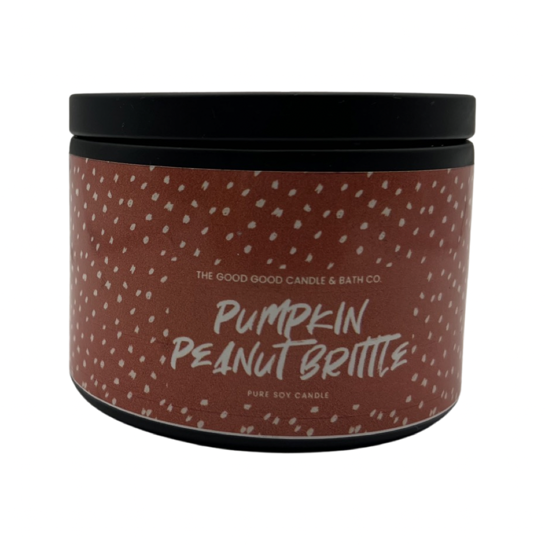 Pumpkin Peanut Brittle Premium Soy Candle