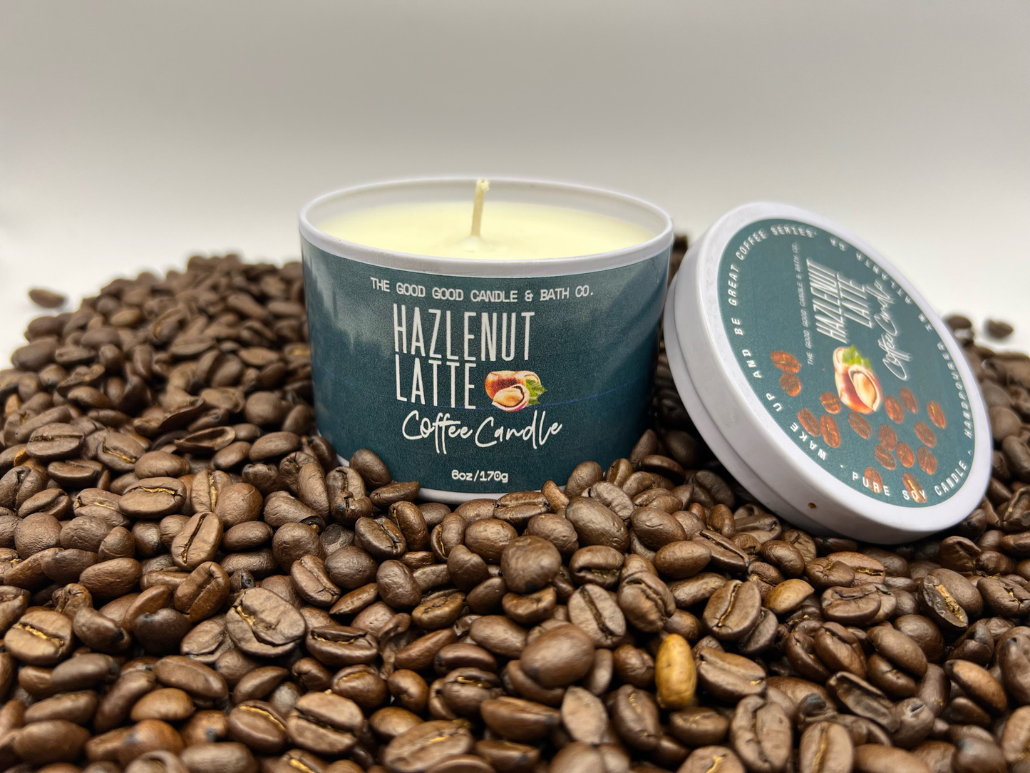 Hazlenut Latte Premium Soy Candle