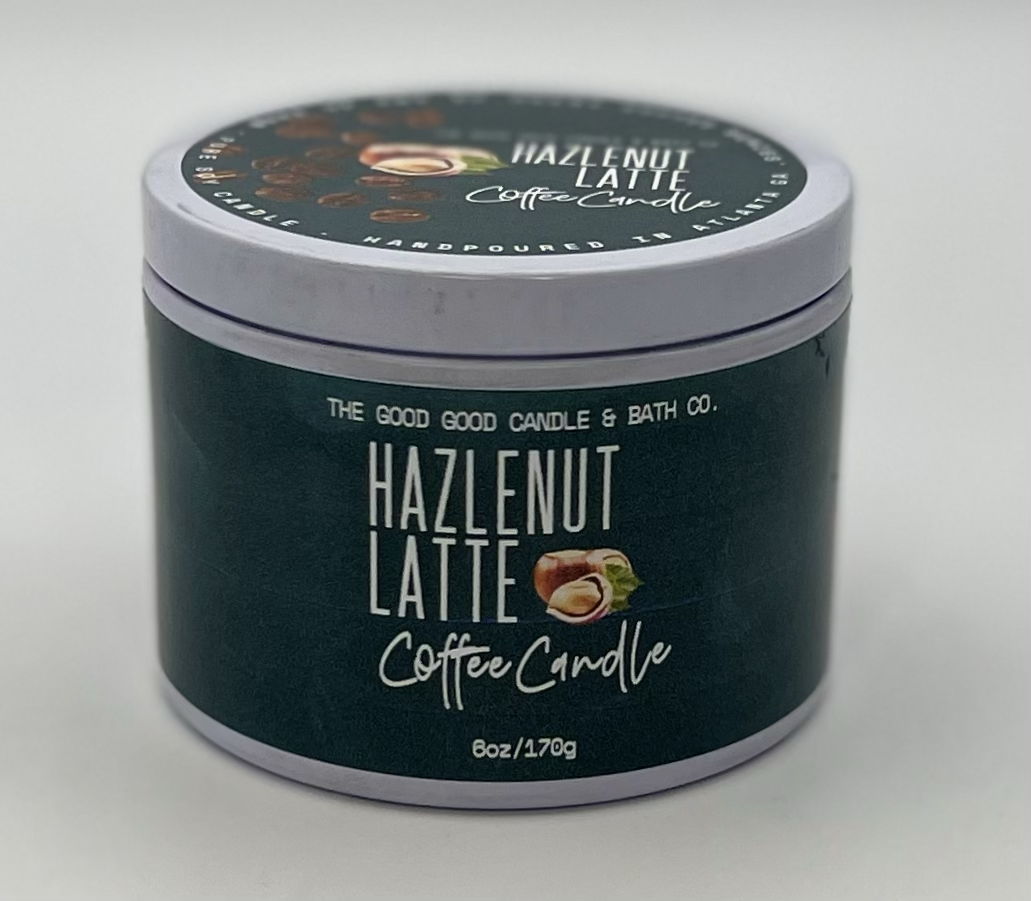 Hazlenut Latte Premium Soy Candle