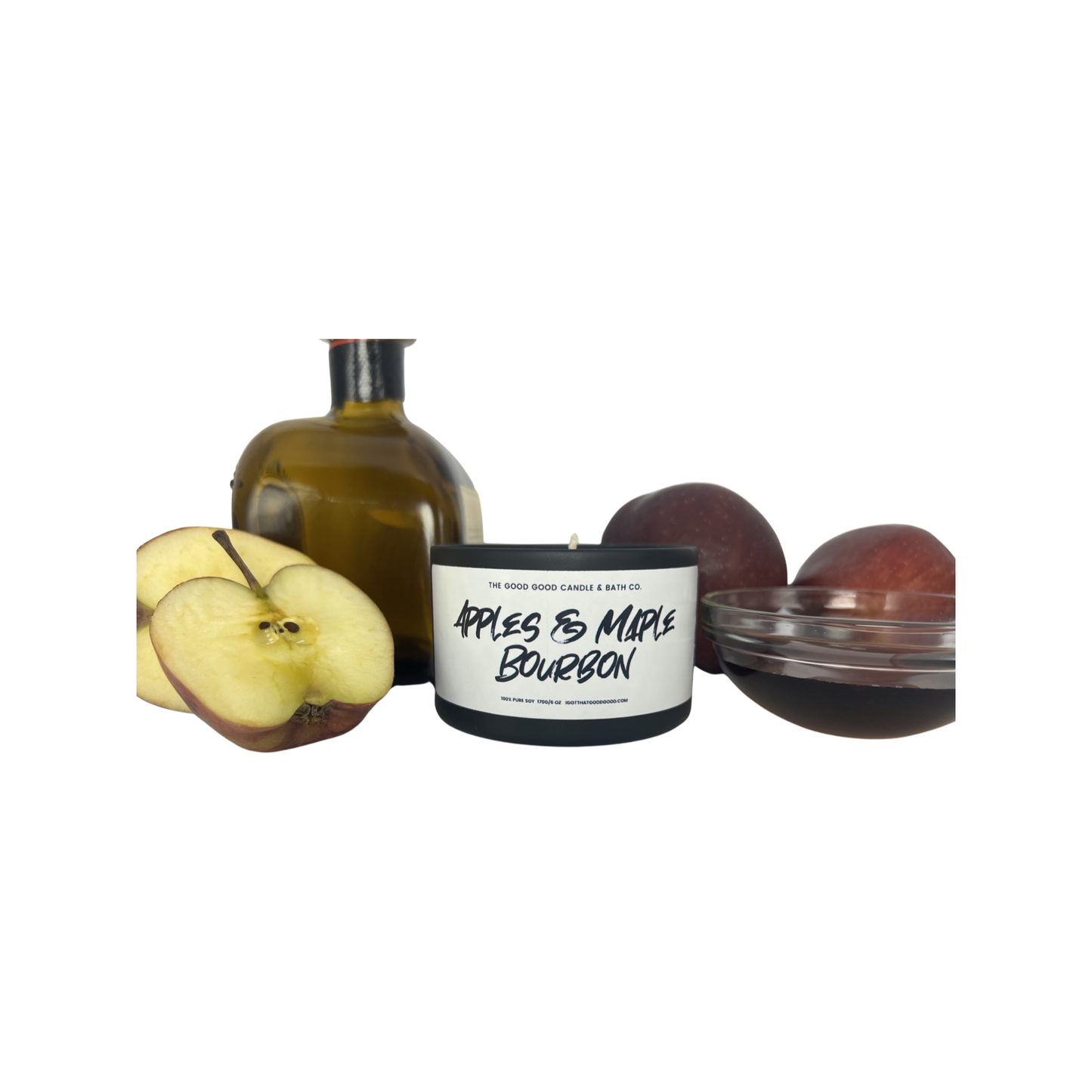 Apples & Maple Bourbon Premium Soy Candle