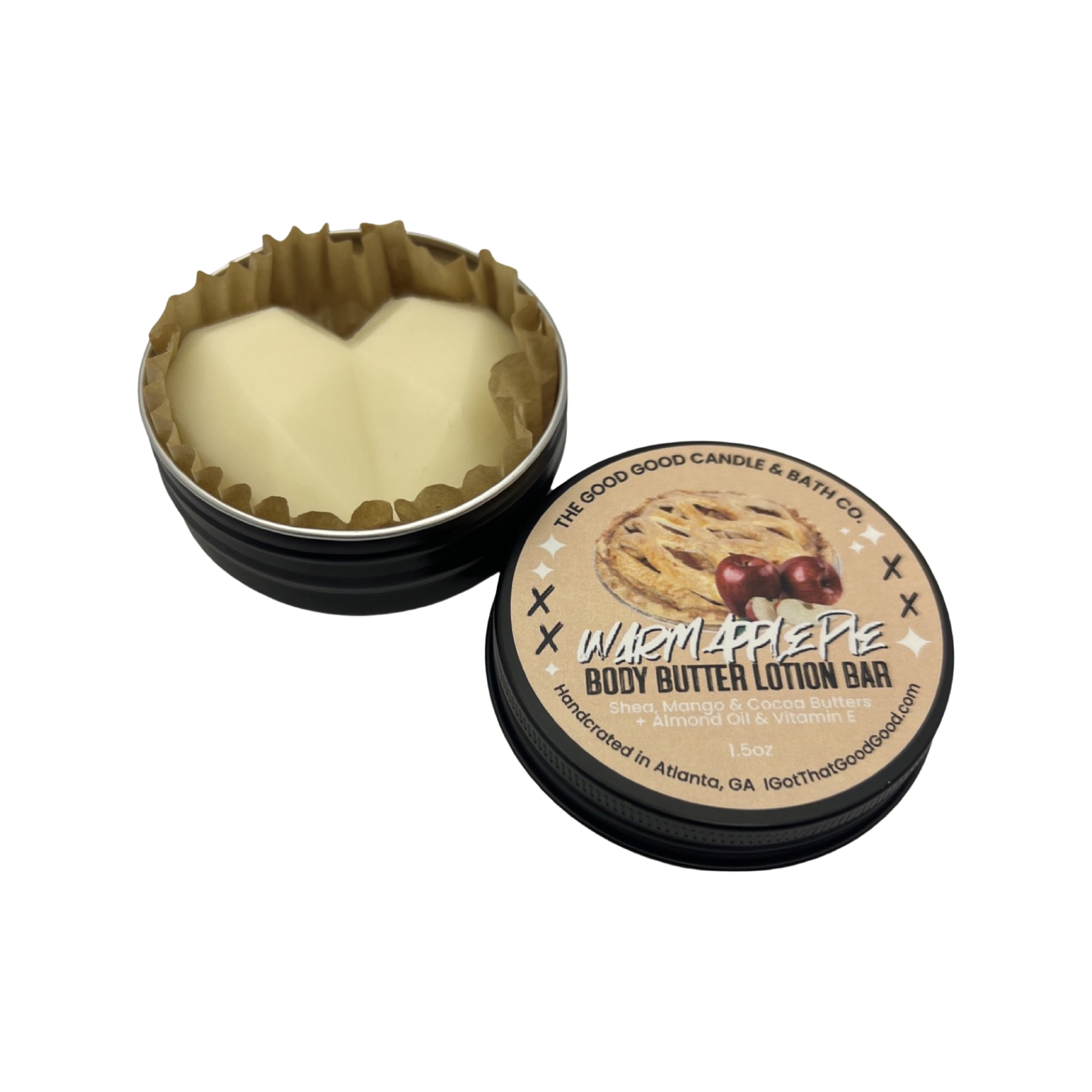 Warm Apple Pie Shea Body Butter Lotion Bar