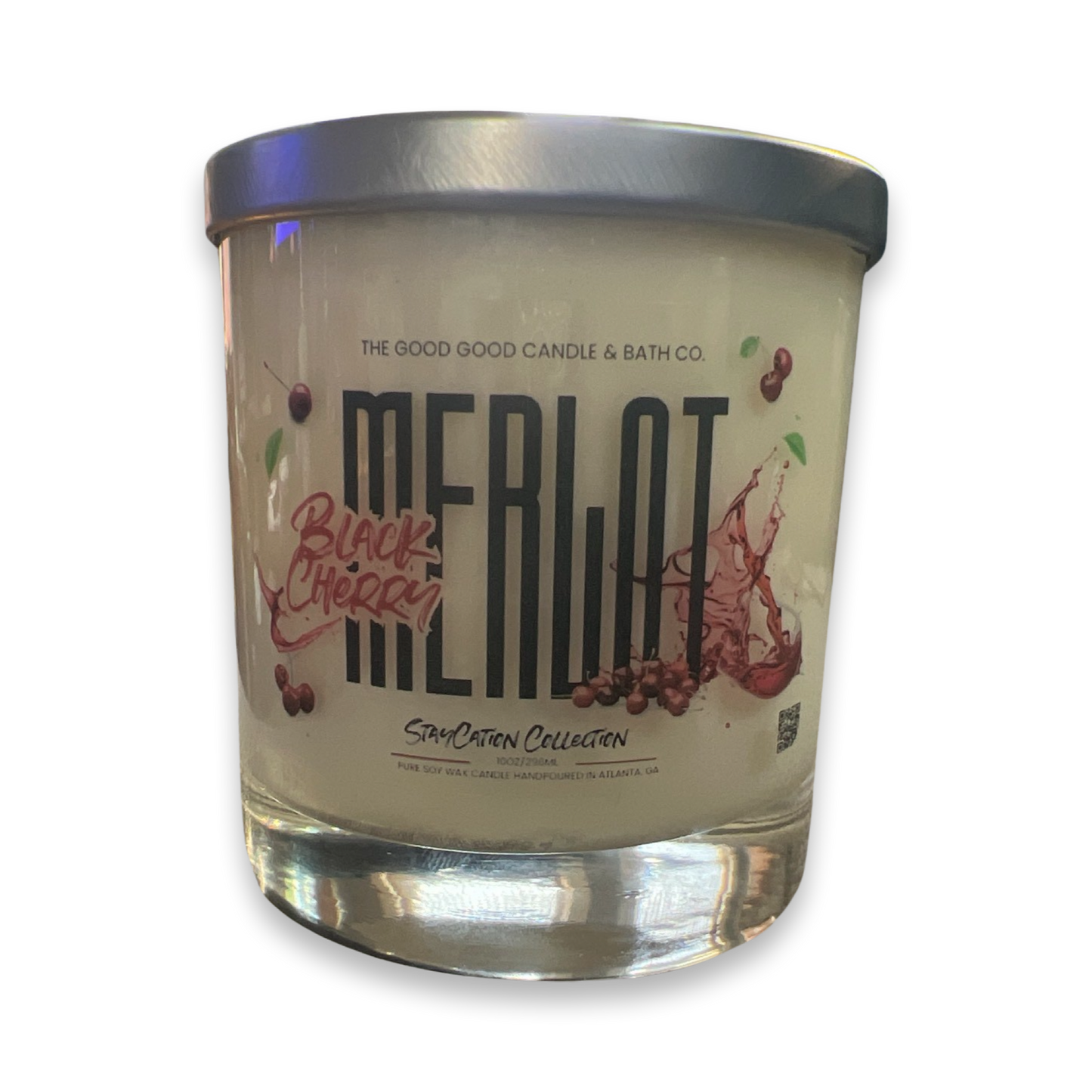 Black Cherry Merlot Premium Soy Candle