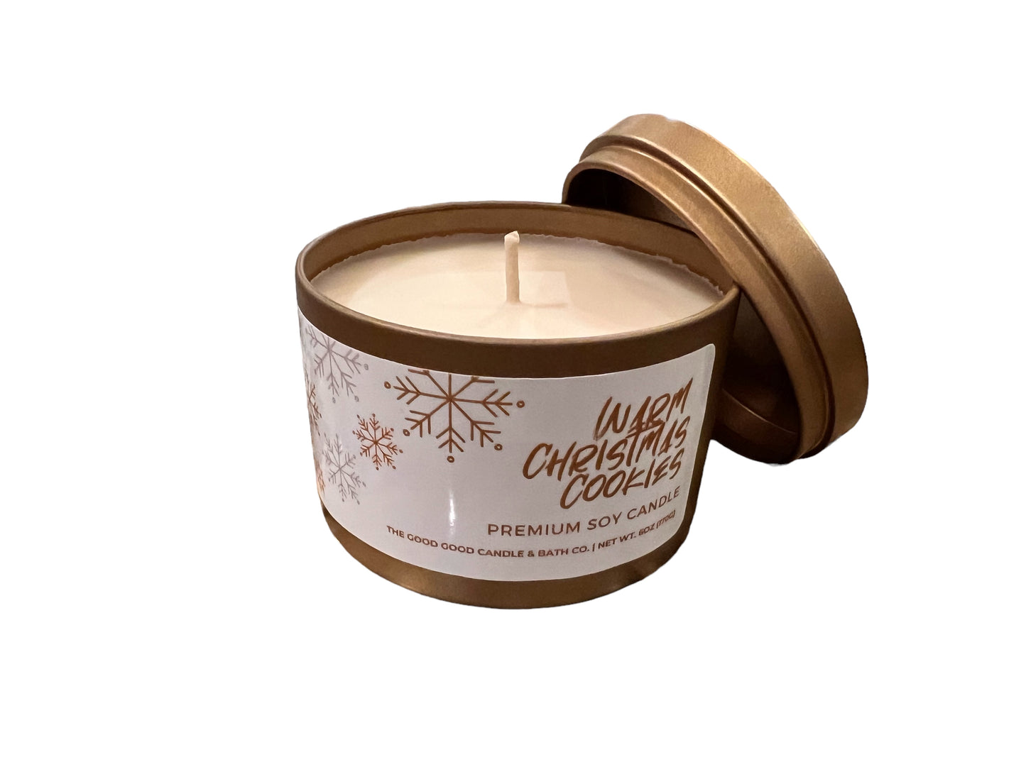 Warm Christmas Cookies Premium Soy Candle