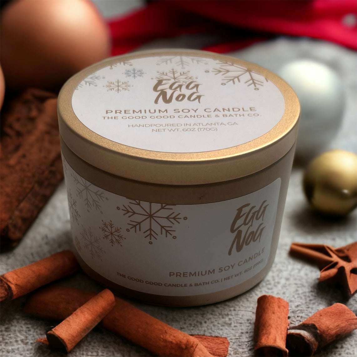 Egg Nog Premium Soy Candle